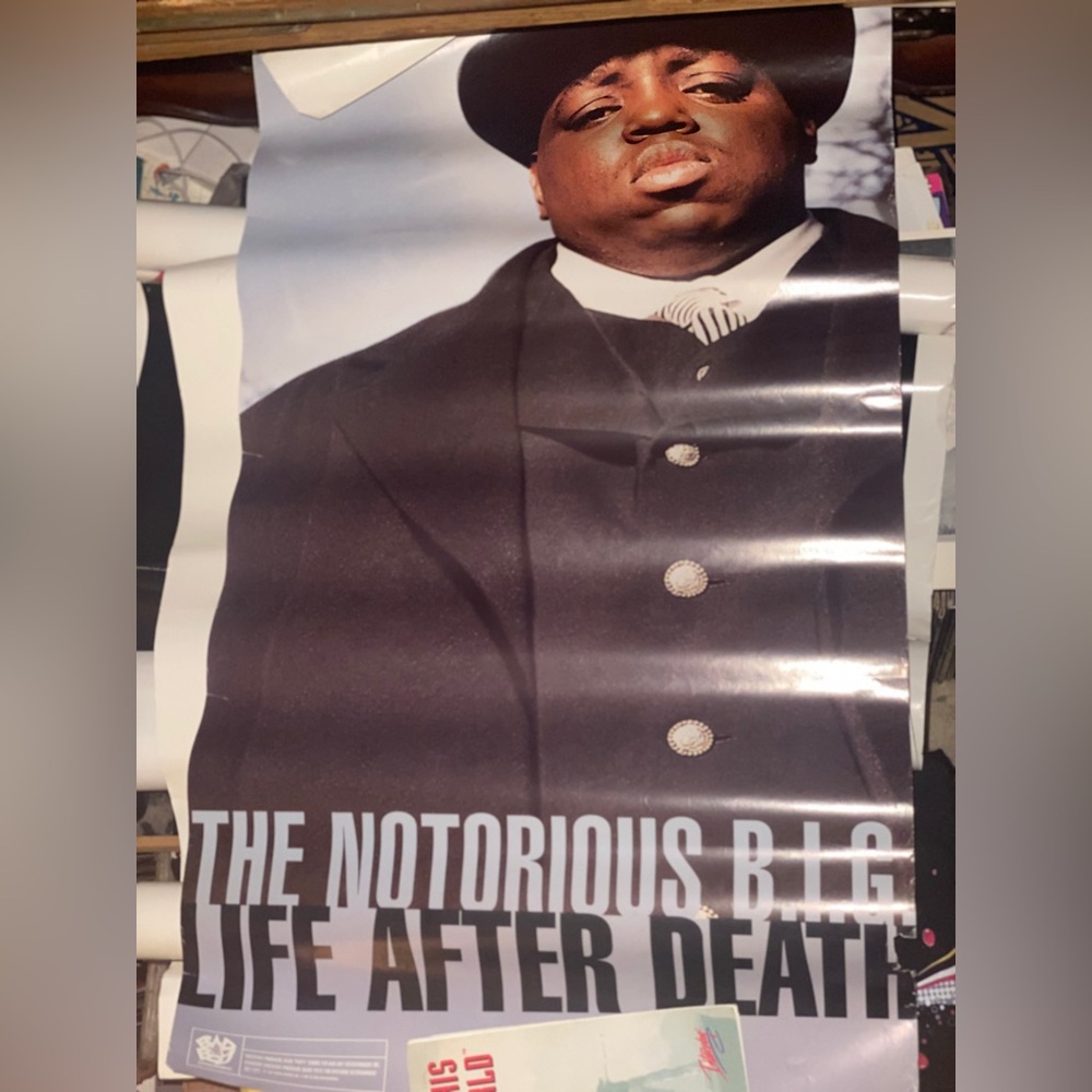 The Notorious B.I.G. Life After Death" poster used
The "Life After Death"